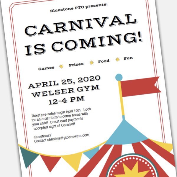 How to Have the Best School Carnival 1 Printable custom DIY Carnival Flyer Template