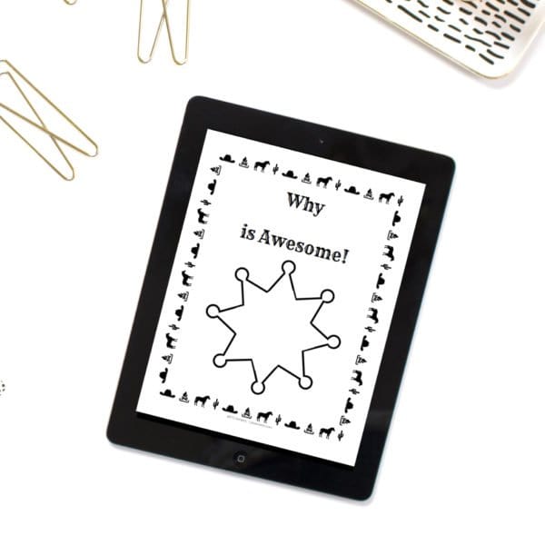 Easy Ideas for Western Themed Appreciation Event 1 sheriff teacher appreciation printable