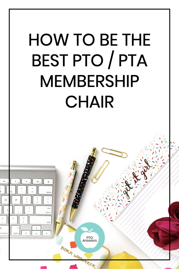 The Ultimate PTO Membership and Involvement Guide 1 office supplies on white desktop