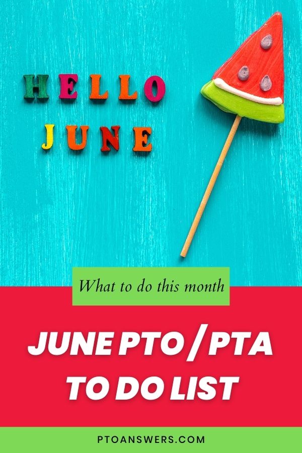 watermelon wedge on stick with hellow June spelled out in refrigerator magnets on teal background with red and green text both underneath