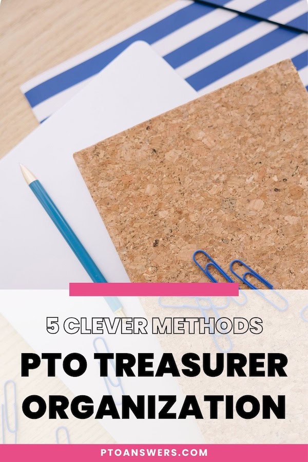 blue striped folder with papers and blue pencil on desktop