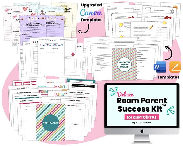 How to Drive More PTO School Parent Involvement: A Practical Guide 1 room parent success kit.005