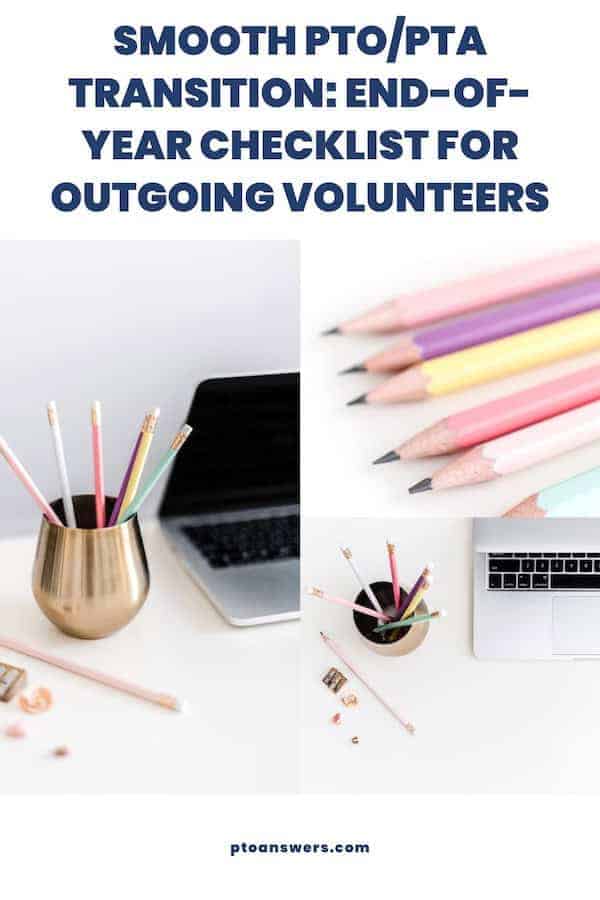 Trio of images with office supplies on desk top with computer in center with title at top and website address at bottom