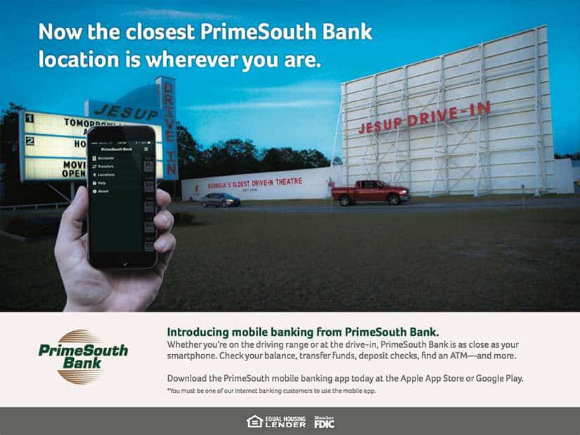 PrimeSouth Bank Mobile App Development - Drive In
