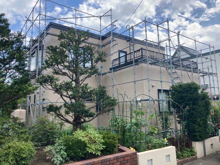 金属サイディング上貼、屋根塗装、アンテナ交換、ボイラー工事no.17087