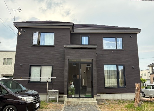 金属サイディング上貼、屋根塗装、リフォームドア交換工事no.17677