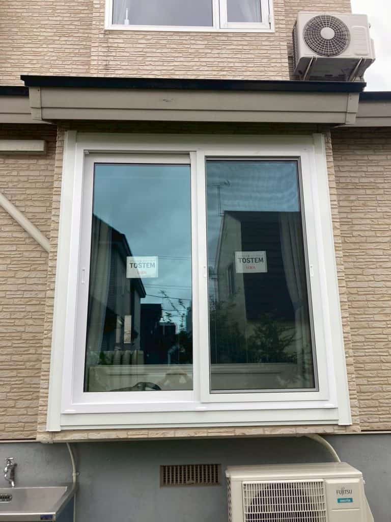 サッシ交換、網戸交換、外部コンセント交換工事no.18514