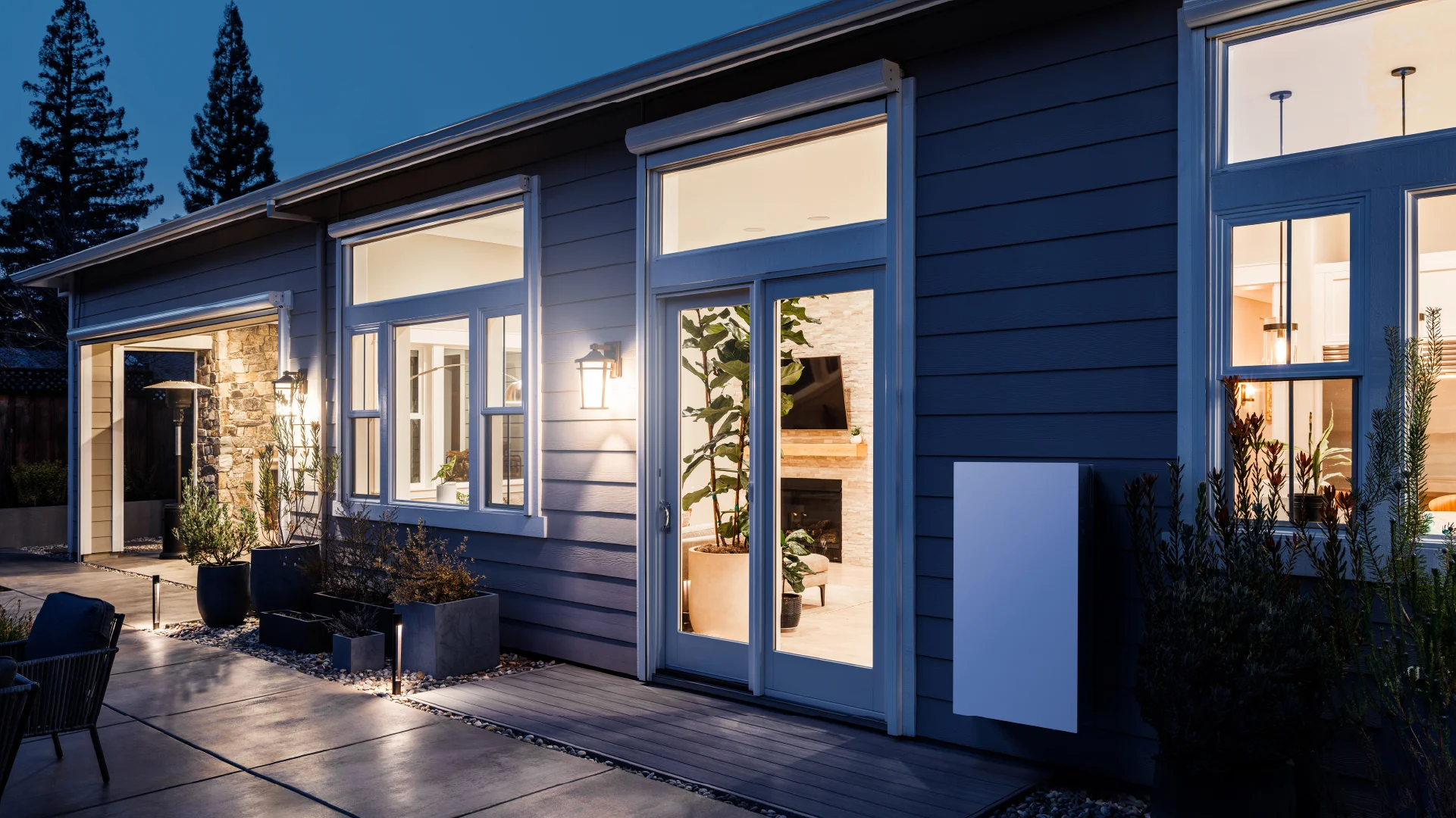 backup battery on wall