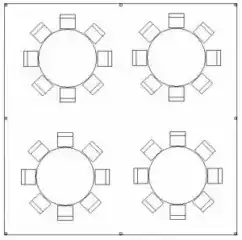 TENT LAYOUT 20X20