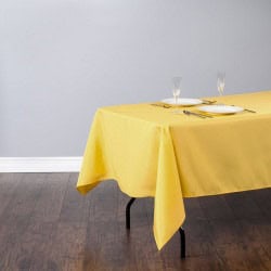 60 x 126 Rectangle Linen Gold