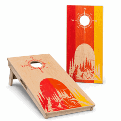 Cornhole Game (Mountains)