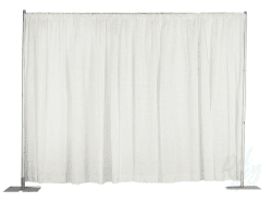 Pipe and Drape 8' Tall (White)