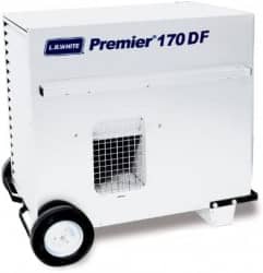 Propane Tent Heater 170k W/ Filled Tank & Duct System