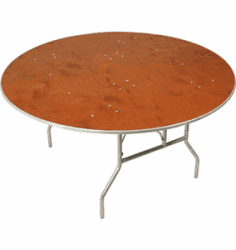 6' Round Table (Wood)