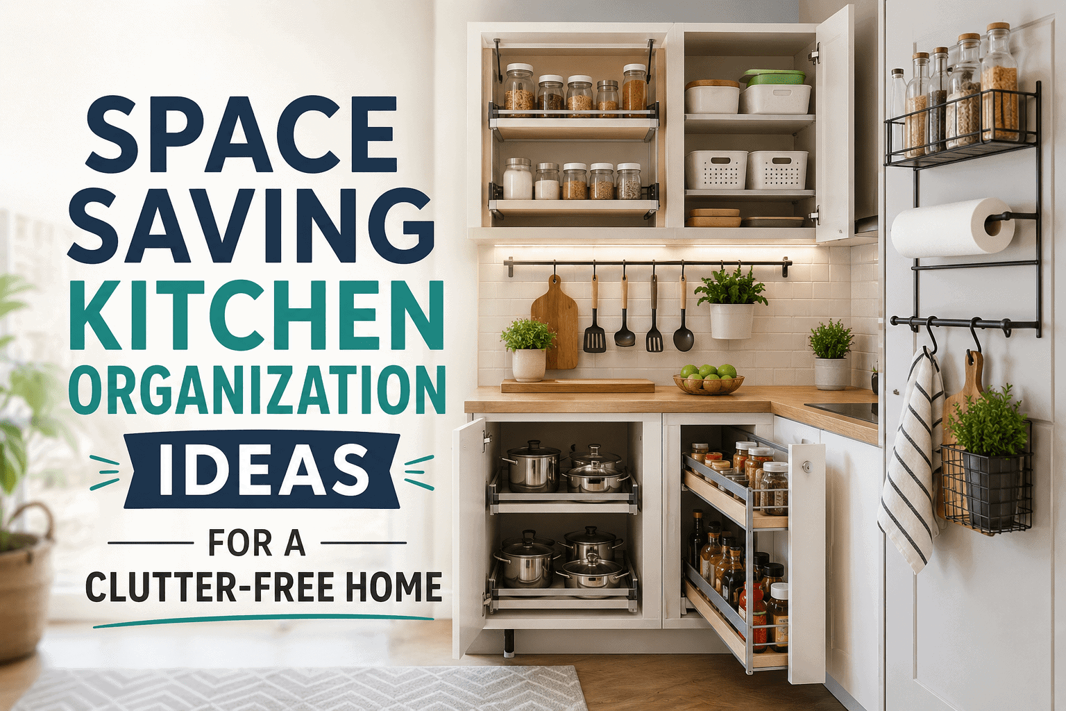 Space Saving Kitchen Organization Ideas for a Clutter-Free Home