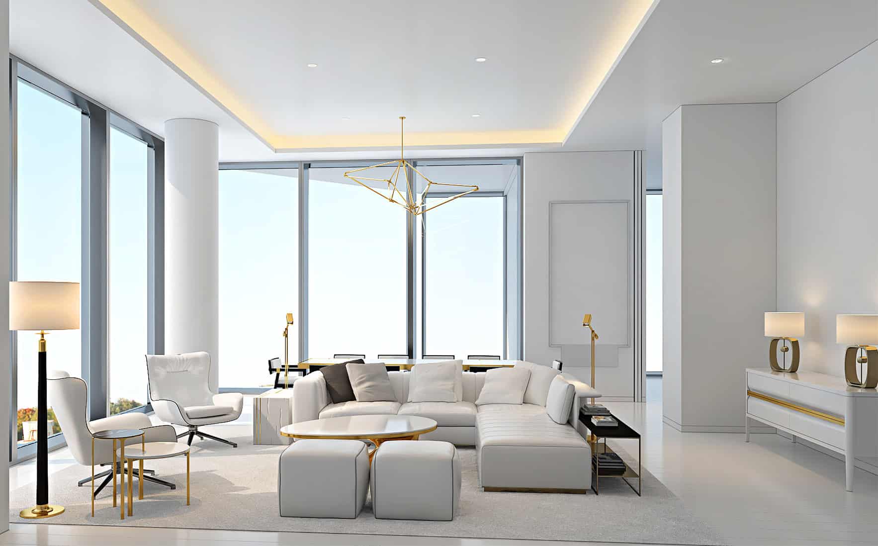 white render 44 West