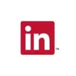 Red LinkedIn logo
