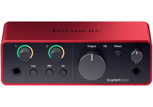 Focusrite Scarlett Solo 4e génération