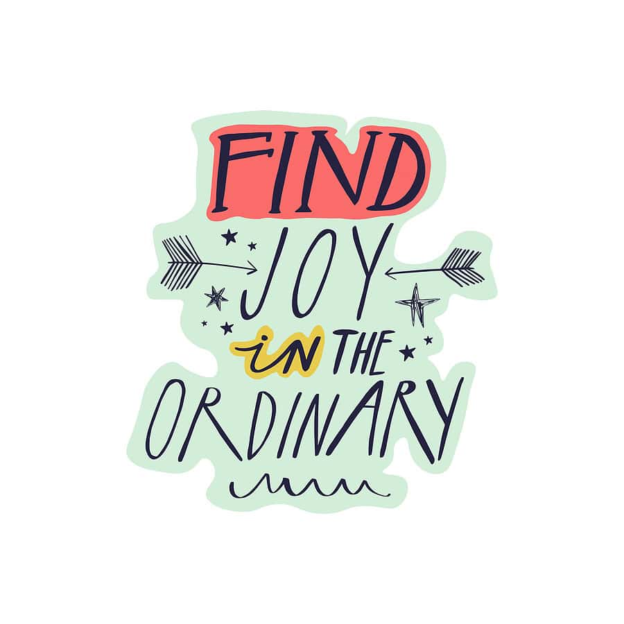 finding joy
