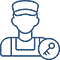locksmith icon outline