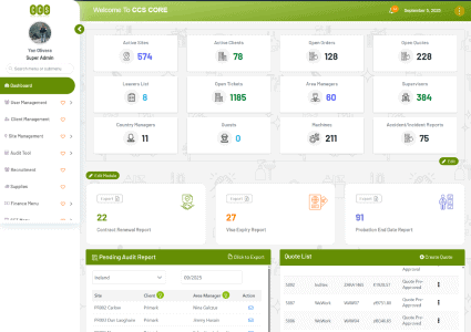 front page css core