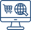 retail ecommerce icon outline