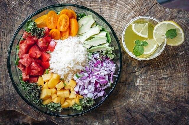 salade en citroensap