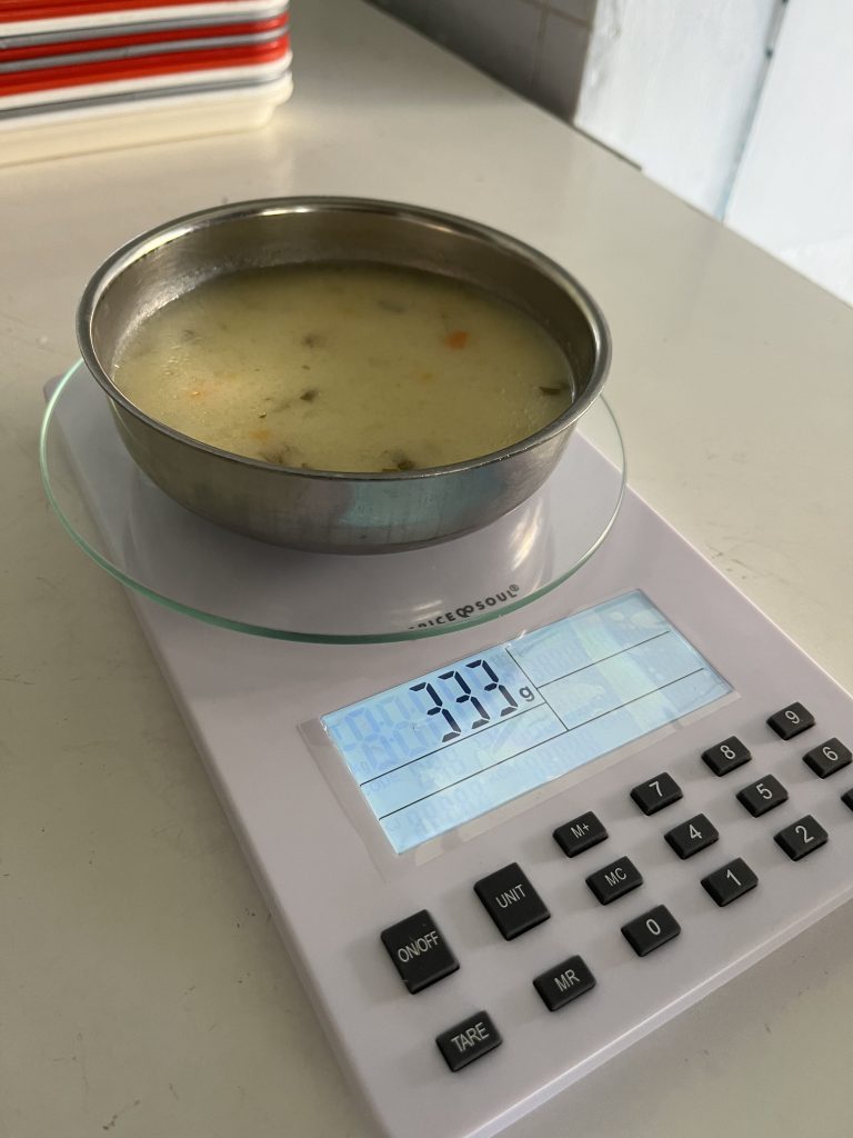 Проверка на столовото хранене