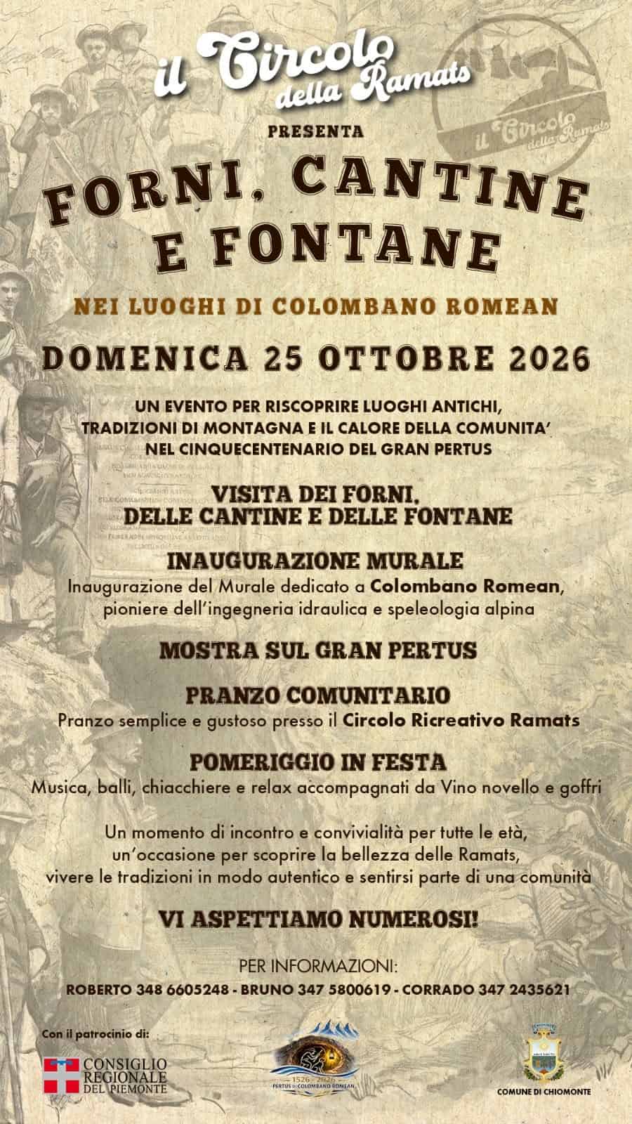 Visita forni cantine e fontane