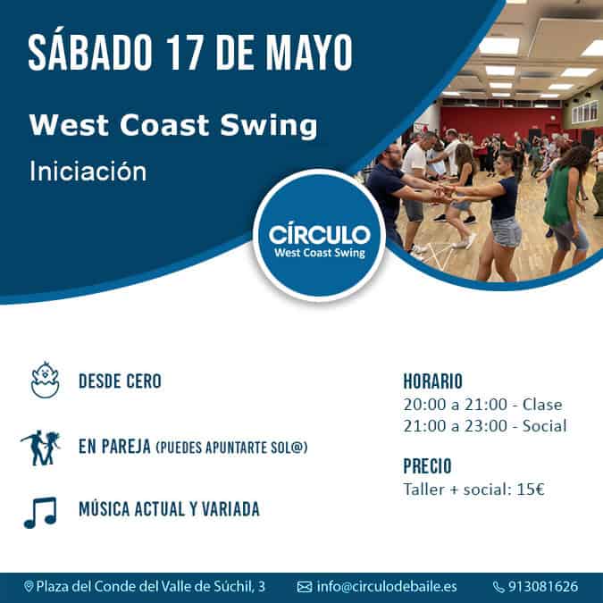 Taller de iniciación + social de West Coast Swing