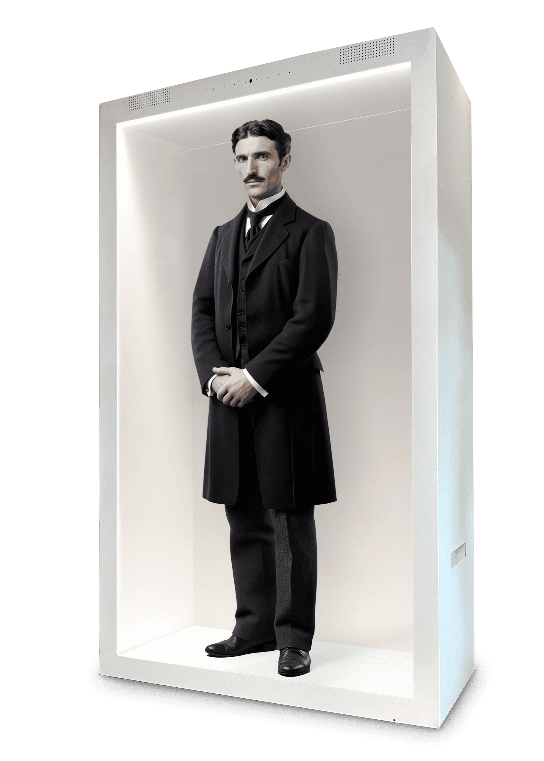 Hologram avatar interactive hologram by Ailias, Full conversation hologram technology for events and retail