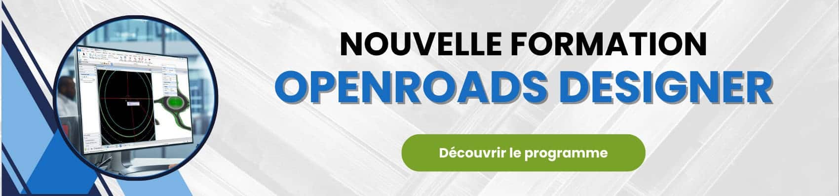 Formation OpenRoads Designer chez beCAD pour maîtriser la conception routière
