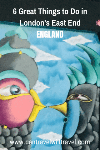 6 Great Things to Do in London's East End, England Pin