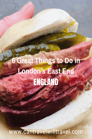 6 Great Things to Do in the East End of London, England Pin