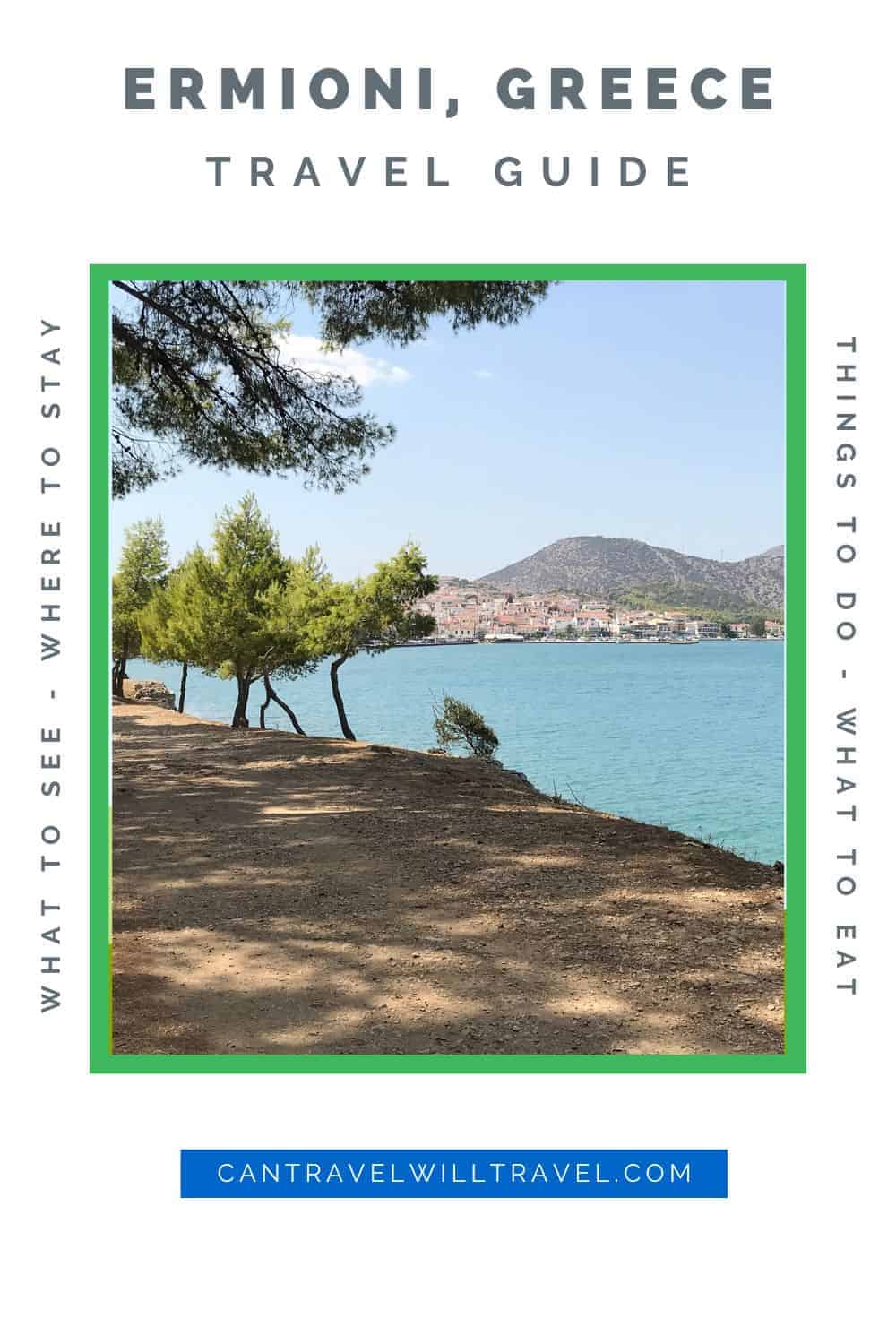 Guide to Ermioni in Greece Pin