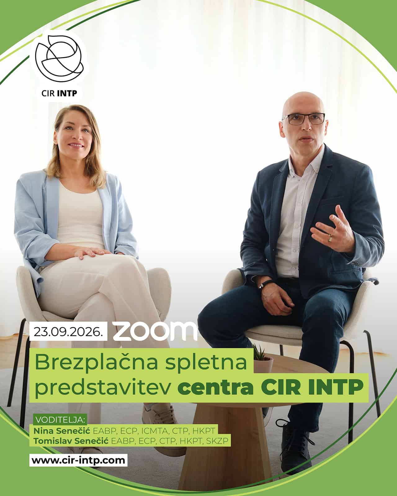 Brezplačna spletna predstavitev centra CIR INTP