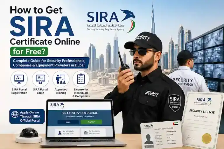 How to Get SIRA Certificate Online for Free in Dubai