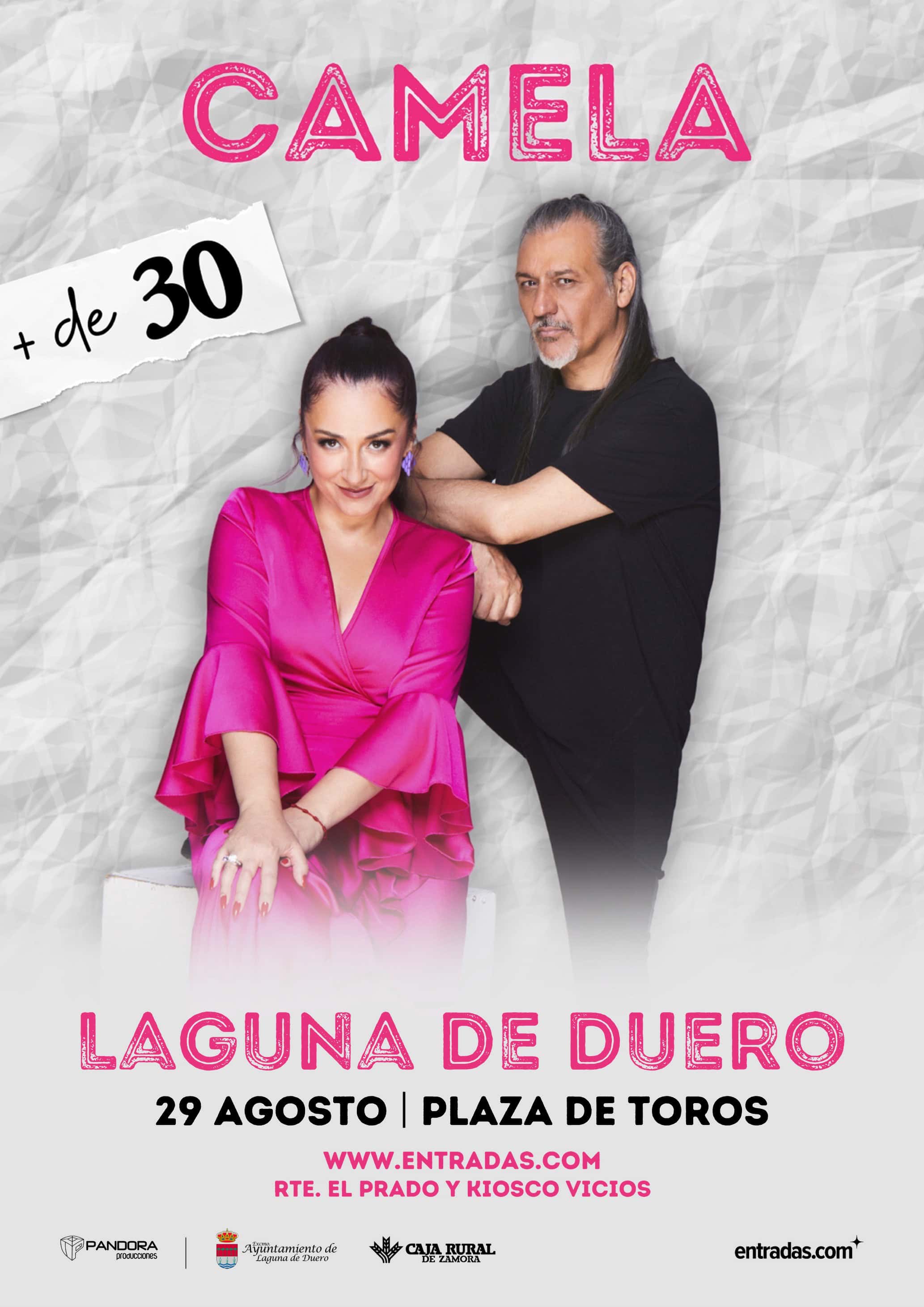 CAMELA REGRESARÁ A LAS FIESTAS DE LAGUNA DE DUERO EL 29 DE AGOSTO