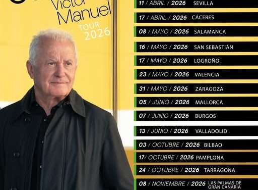 Víctor Manuel Gira 2026: «Solo a solas conmigo» | Fechas y Entradas