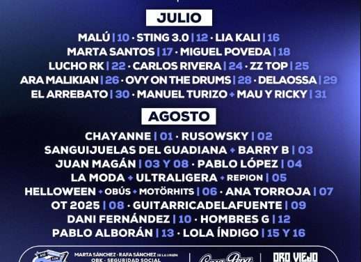 Concert Music Festival 2026: Cartel, Fechas y Entradas (Chiclana)