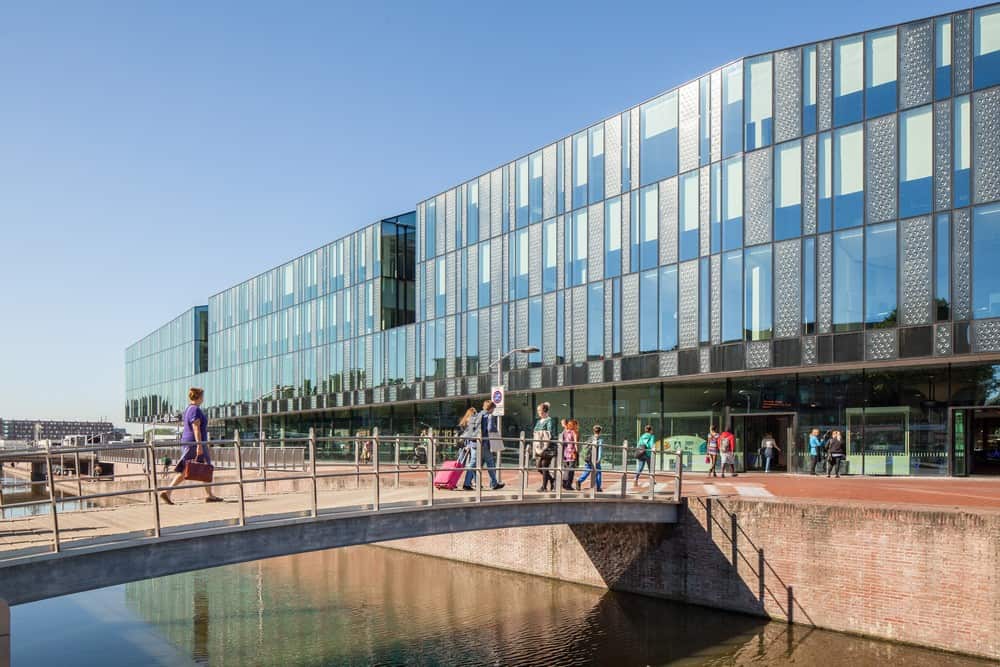 Delft City Hall and Train Station Building