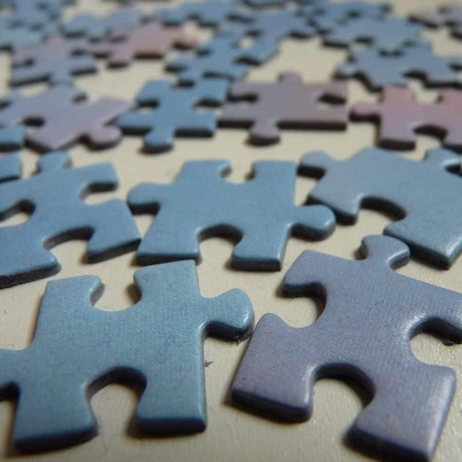 piezas del rompecabezas/ puzzle pieces