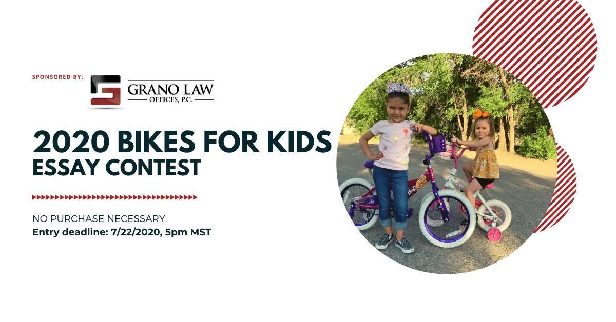Announcing the inaugural Bikes 4 NM Kids Essay Contest.