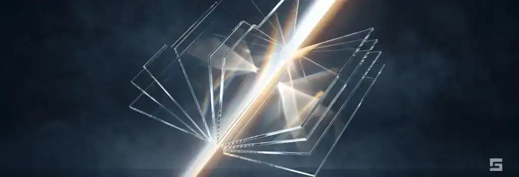 Abstract clear glass legal documents illuminated by a sharp white and amber light on a charcoal background, representing the procedural dismissal of a high-profile case. Criminal defense insights and constitutional resources by Grano Law Offices, P.C.