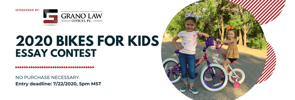 Announcing the inaugural Bikes 4 NM Kids Essay Contest.