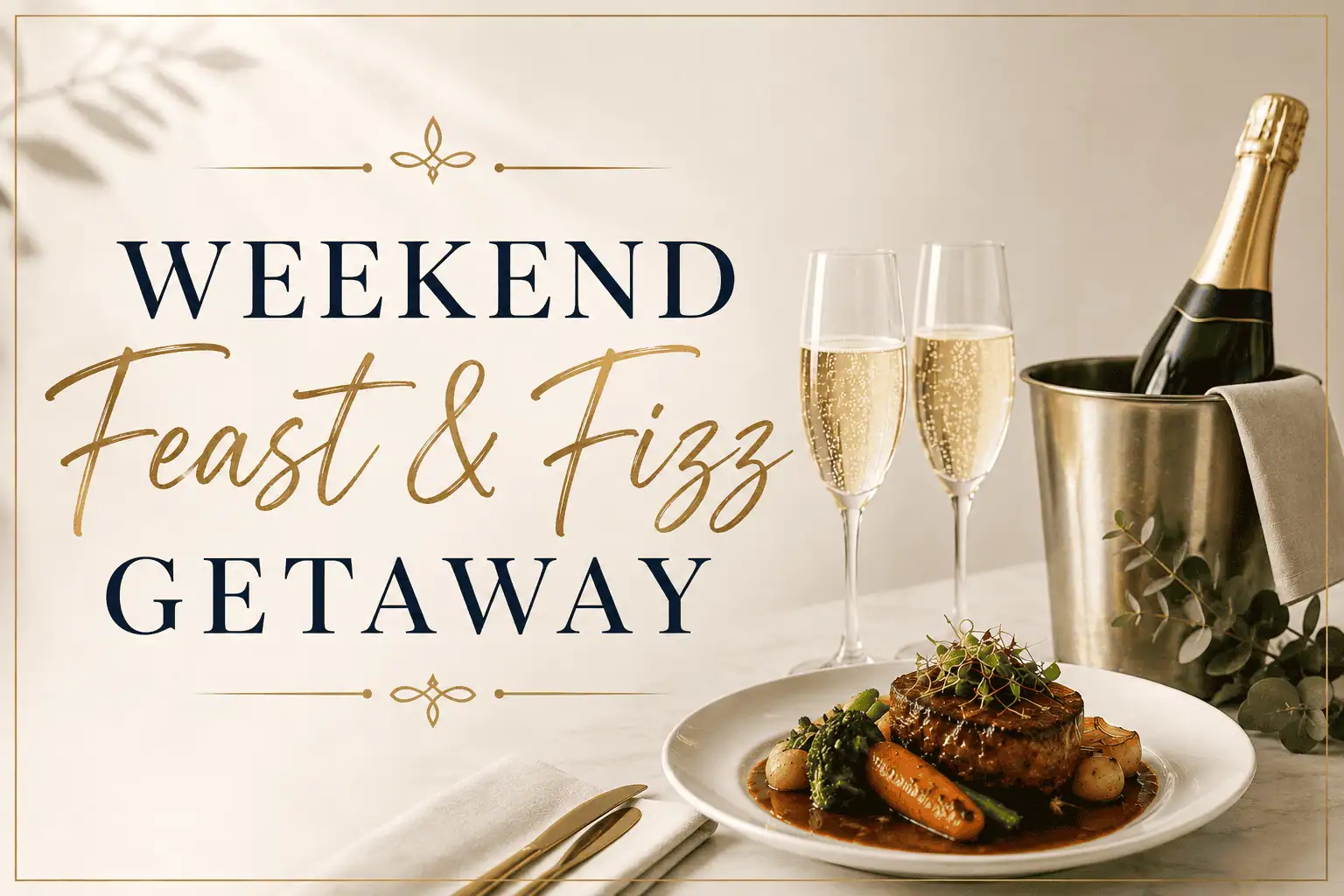 Weekend Feast & Fizz Getaway