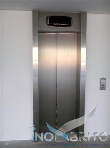 Batente de Elevador Aço Inox