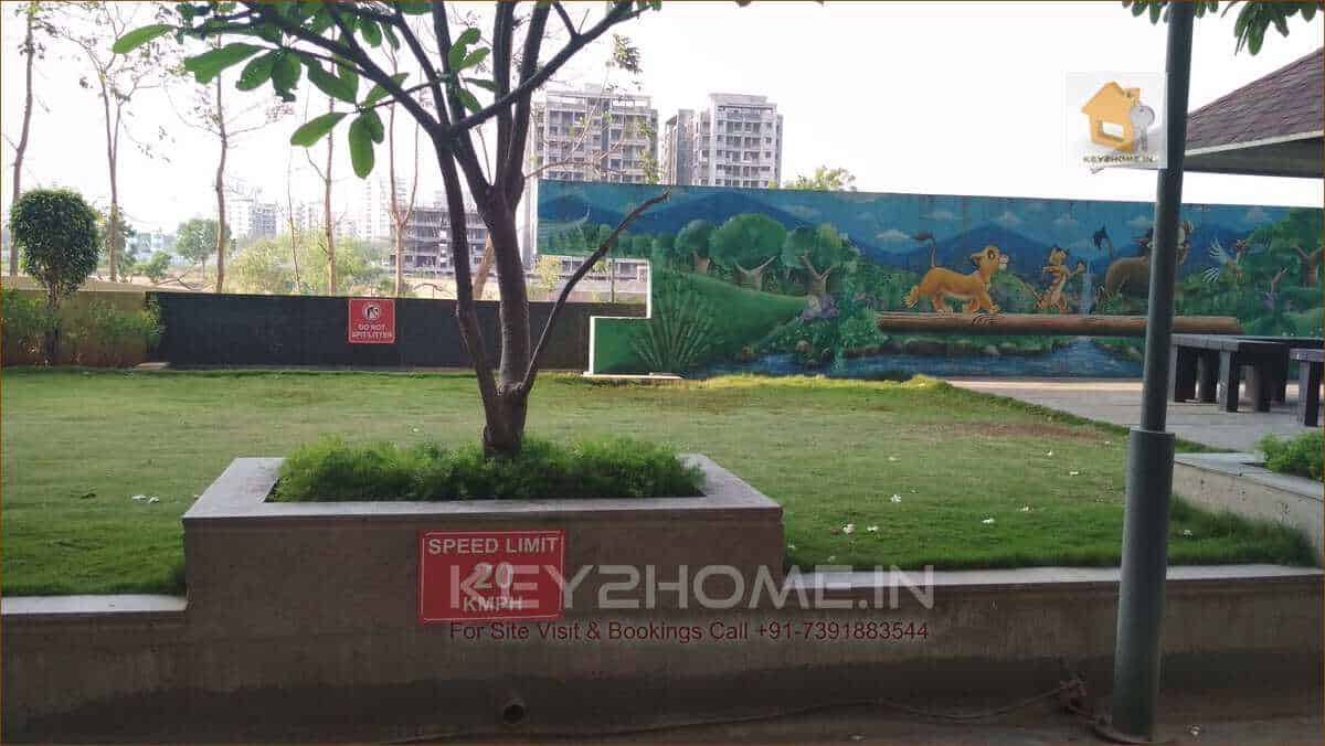 Resale 2 bhk Wakad Wisteriaa Amenities Garden