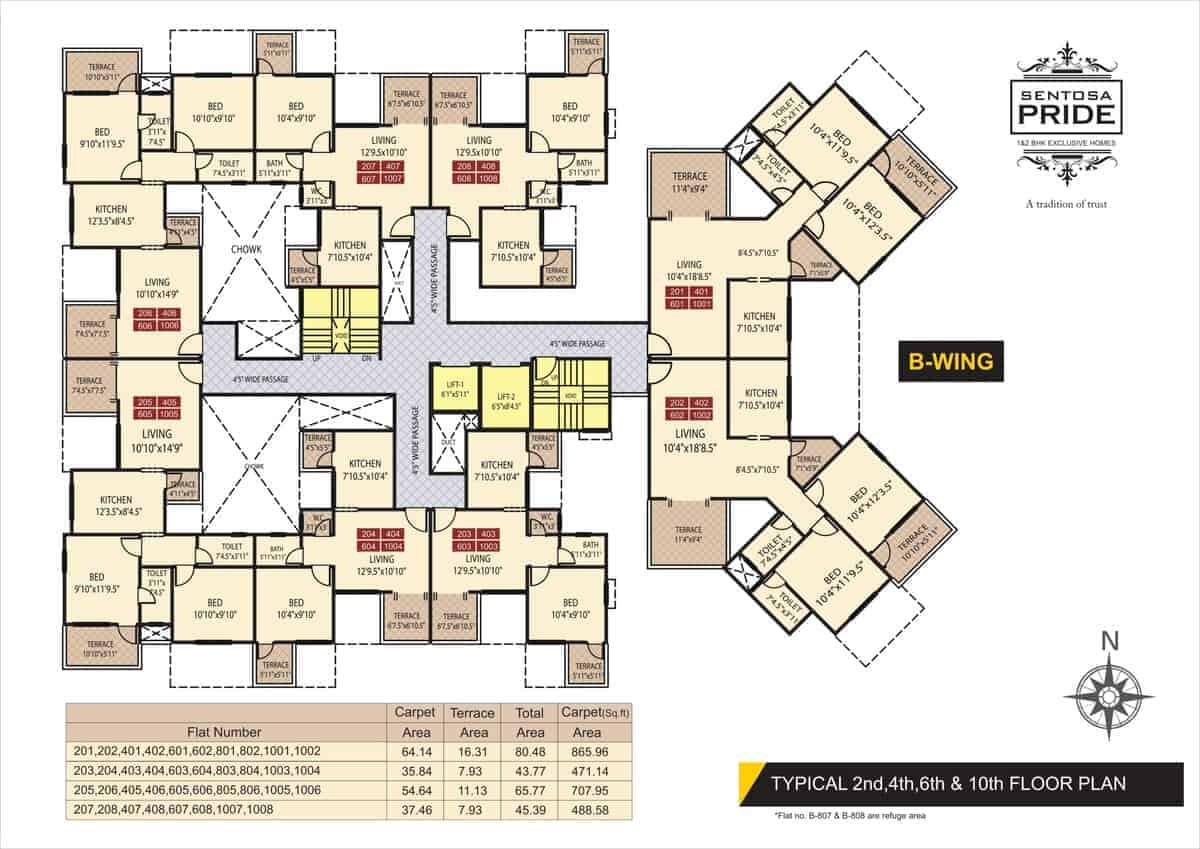 1 & 2 BHK Premium Home Sentosa Pride at Punawale