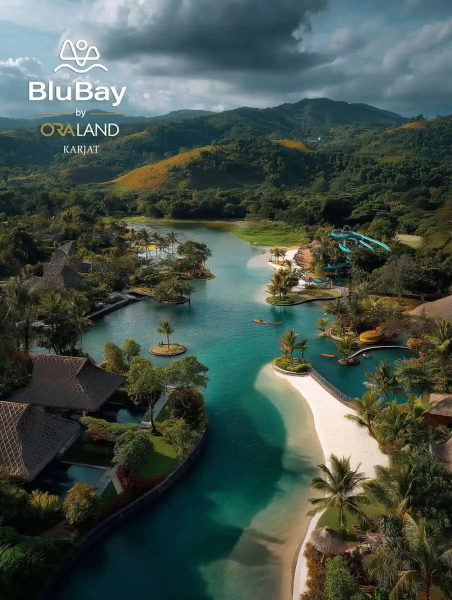 The 60,000 sq.ft. white-sand lagoon at BluBay, Karjat